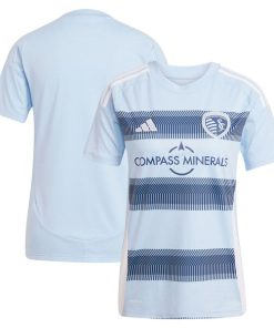 Sporting Kansas City adidas Women's 2025 One KC Replica Jersey - Light Blue