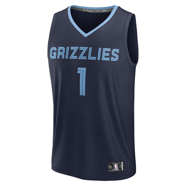 Scotty Pippen Jr. Memphis Grizzlies Fast Break Replica Player Jersey - Icon Edition - Navy - Image 2