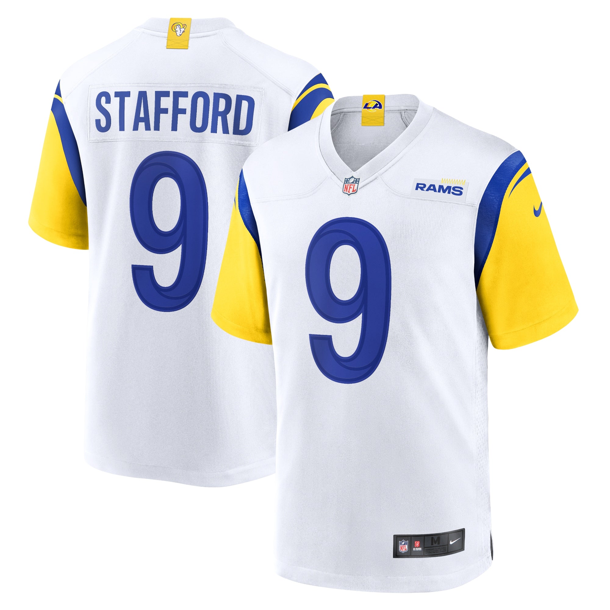 Matthew Stafford Los Angeles Rams Nike Game Jersey - Bone/White - Image 5
