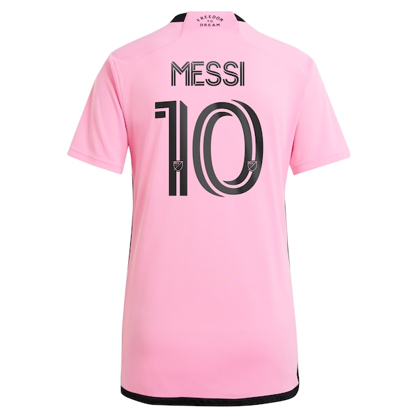 Lionel Messi Inter Miami CF adidas Women's 2024 2getherness Replica Player Jersey - Pink - Image 3