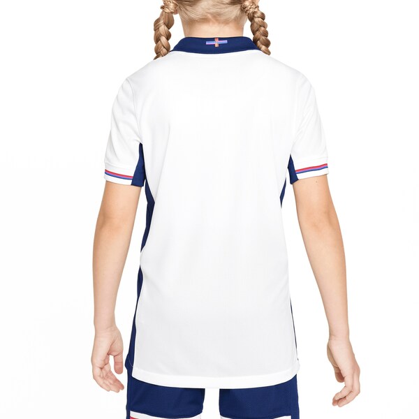 England National Team Nike Youth 2024 Home Replica Blank Jersey - White - Image 9
