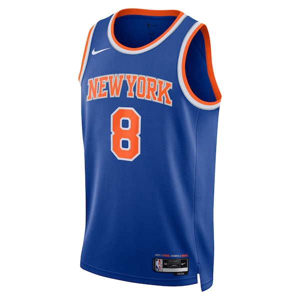OG Anunoby New York Knicks Nike Unisex Swingman Jersey - Icon Edition - Blue - Image 2