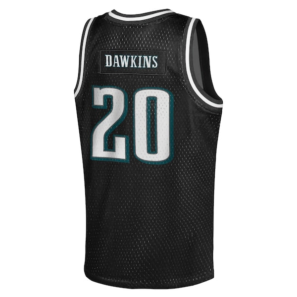 Brian Dawkins Philadelphia Eagles Youth Retired Player NFL Basketball Fashion Jersey - Black - Image 3