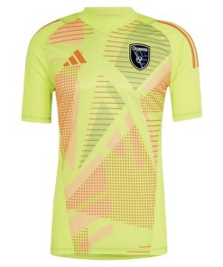 Alternative view of San Jose Earthquakes adidas 2024 Goalkeeper Jersey - Yellow