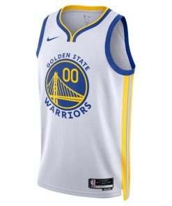 Alternative view of Golden State Warriors Nike Unisex Swingman Custom Jersey White - Association Edition