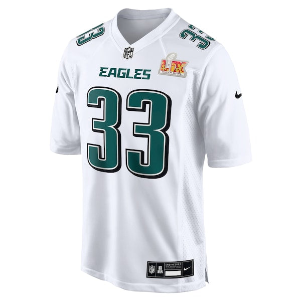 Cooper DeJean Philadelphia Eagles Nike Super Bowl LIX Fashion Game Jersey - Tundra White - Image 2