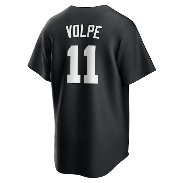 Anthony Volpe New York Yankees Nike Fashion Replica Player Jersey - Black - Image 3