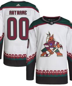 Arizona Coyotes adidas    Primegreen Authentic Custom Jersey - White
