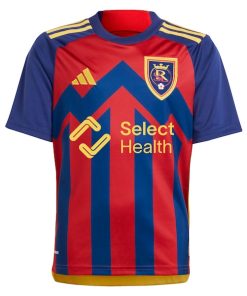 Alternative view of Cristian Arango Real Salt Lake adidas Youth 2024 Peak Utah Replica Player Jersey?¨C Red