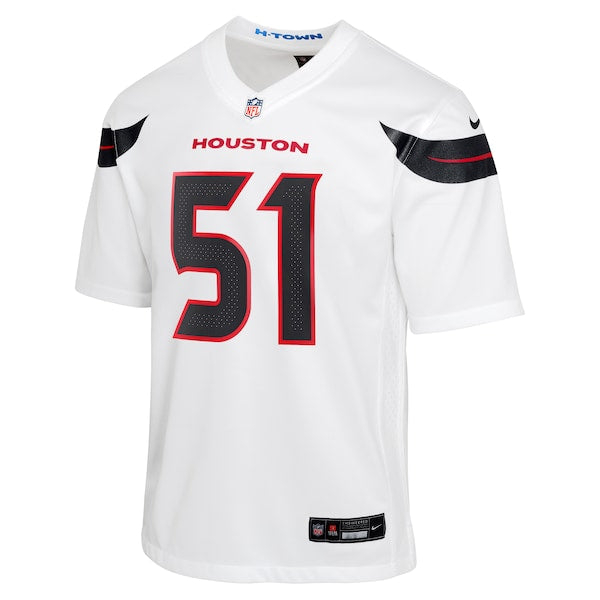 Will Anderson Jr. Houston Texans Nike Youth Game Jersey - White - Image 3