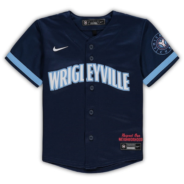 Chicago Cubs Nike Toddler MLB City Connect Replica Team Jersey - Navy - Image 2