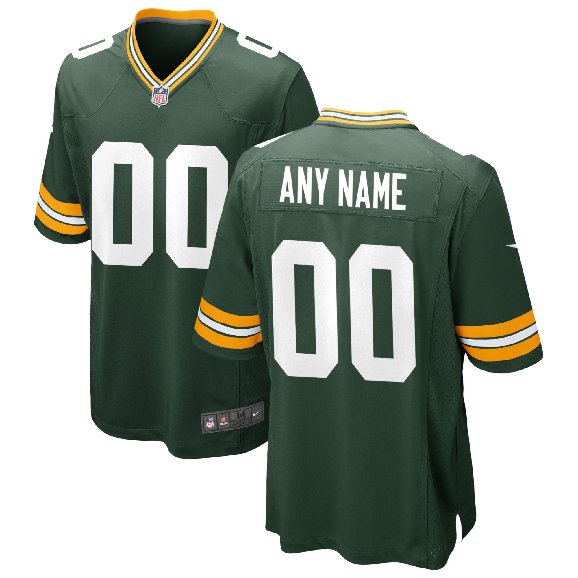 Green Bay Packers Nike The 1923 Classic Game Custom Jersey - Navy/White/Green - Image 2