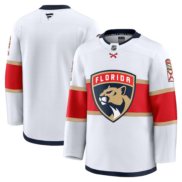 Florida Panthers Away Premium Jersey - White/Red - Image 2