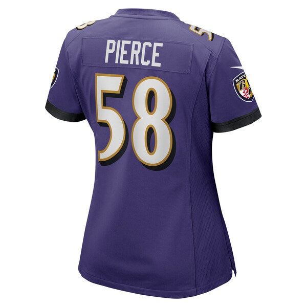 Michael Pierce Baltimore Ravens Nike Women's Player Game Jersey - Purple - Image 3