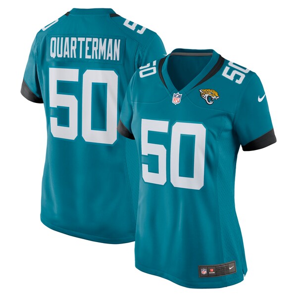 Shaquille Quarterman Jacksonville Jaguars Nike Women's Game Jersey - Teal/Black - Image 2
