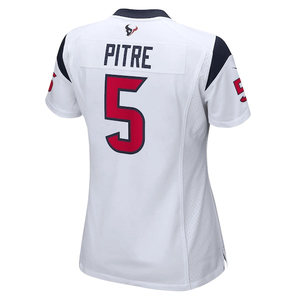 Jalen Pitre Houston Texans Nike Women's Game Player Jersey - White/Navy - Image 4