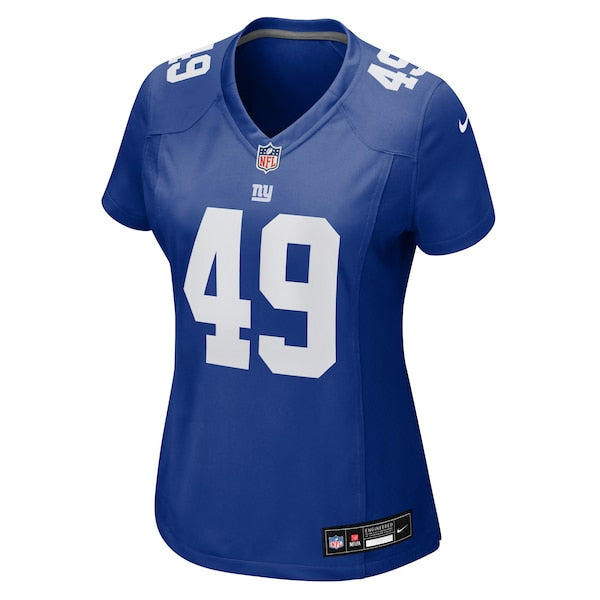 Chris Board New York Giants Nike Women's Team Game Jersey - Royal - Image 2