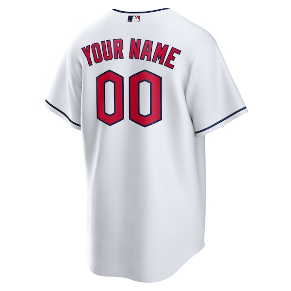 Cleveland Guardians Nike Youth Replica Custom Jersey - White - Image 3