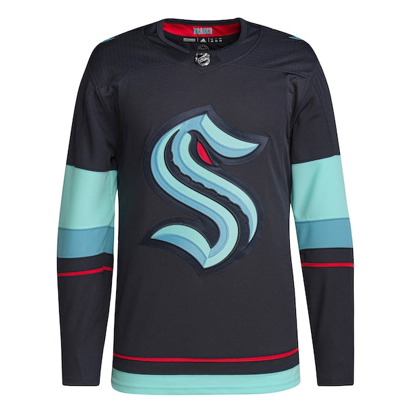 Seattle Kraken adidas Home Authentic Primegreen Jersey - Navy - Image 2