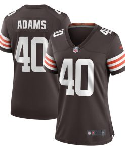 Matthew Adams Cleveland Browns Nike Women's Nike Women's Team Color Jersey - Brown
