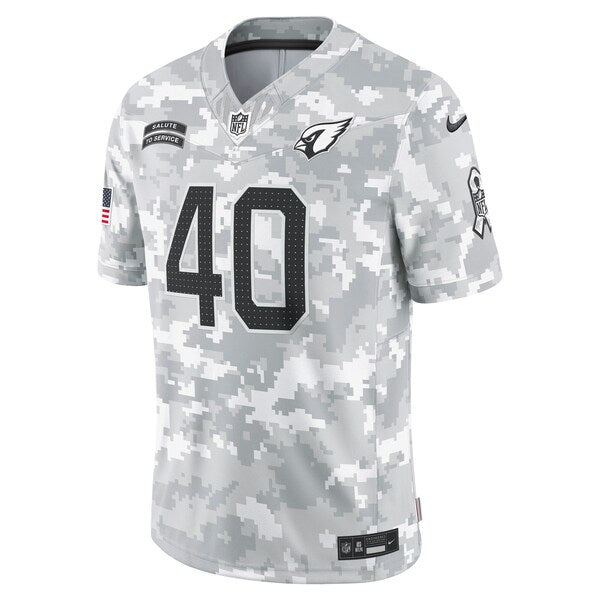 Pat Tillman Arizona Cardinals Nike 2024 Salute to Service Retired Player Limited Jersey - Arctic Camo - Image 2