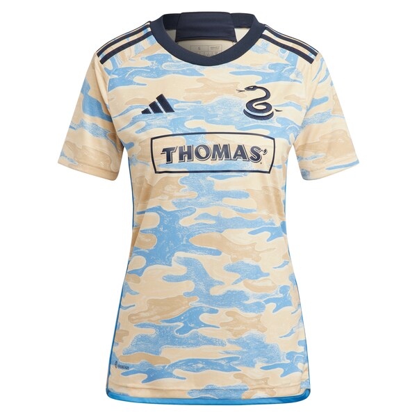 Jakob Glesnes Philadelphia Union adidas Women's 2024 For Philly Replica Jersey - - Image 2