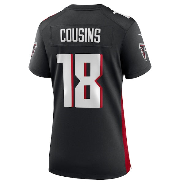 Kirk Cousins Atlanta Falcons Nike Women's Game Player Jersey - Black - Image 3
