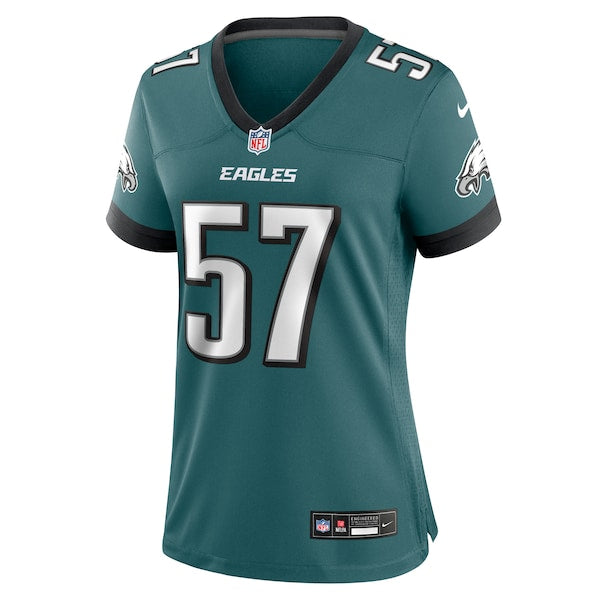 Ben VanSumeren Philadelphia Eagles Nike Women's Team Game Jersey - Midnight Green - Image 2