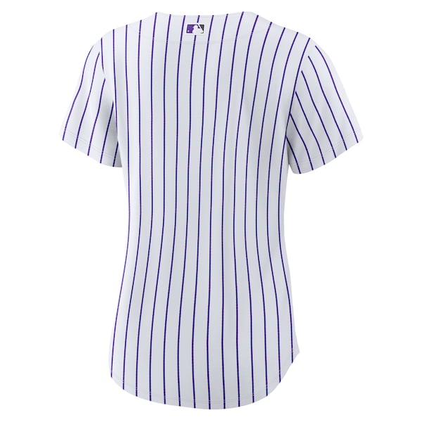 Colorado Rockies Nike Women's Home Blank Replica Jersey - White - Image 3