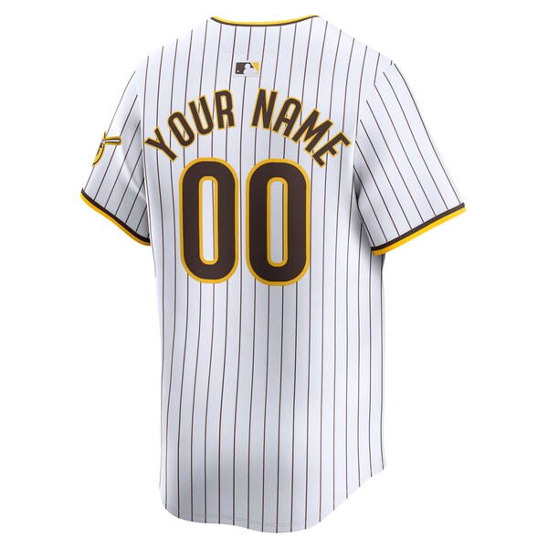 San Diego Padres Nike Youth Home Limited Custom Jersey - White - Image 3