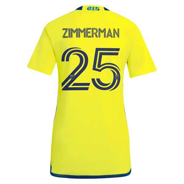 Walker Zimmerman Nashville SC adidas Women's 2024 The 615 Kit Replica Player Jersey - Yellow - Image 3