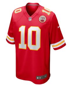 Alternative view of Isiah Pacheco Kansas City Chiefs Nike Game Player Jersey - Red
