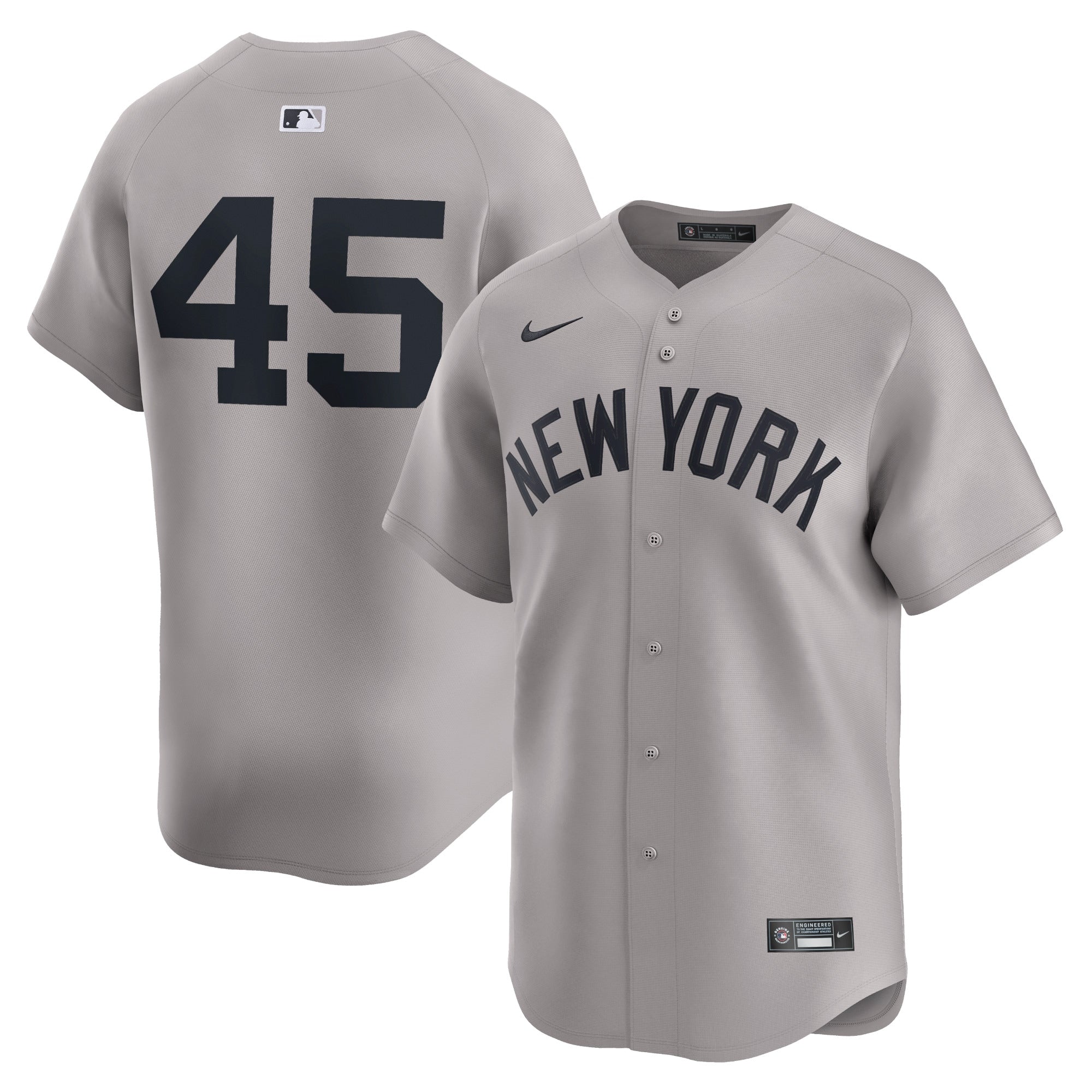 Gerrit Cole New York Yankees Nike Home Limited Player Jersey - White/Gray - Image 5