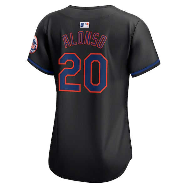 Pete Alonso New York Mets Nike Women's Alternate Limited Player Jersey?ยจC Black - Image 3