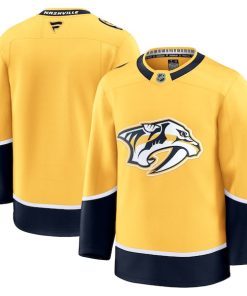 Alternative view of Nashville Predators  Home Premium Jersey - Yellow/White