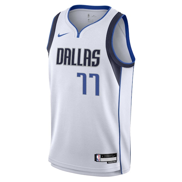 Luka Don?i? Dallas Mavericks Nike Youth Swingman Jersey - Association Edition - White - Image 2