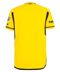 Alternative view of Columbus Crew adidas 2024 The Home Kit Authentic Jersey - Yellow