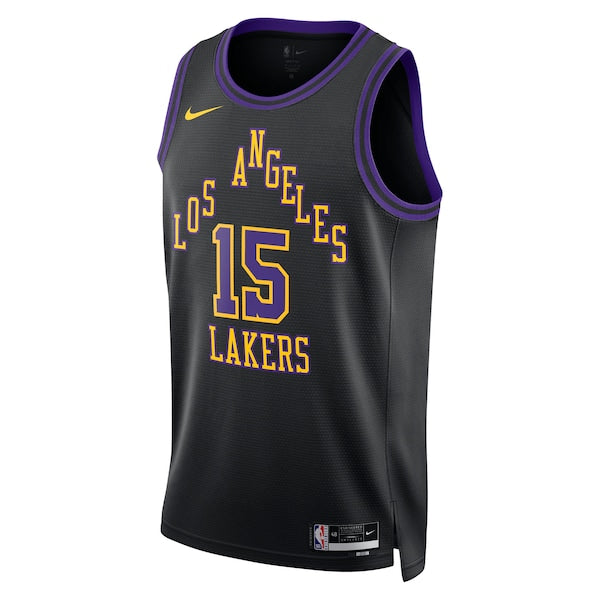Austin Reaves Los Angeles Lakers Nike Unisex 2025/26 Swingman Jersey - Black - City Edition - Image 2