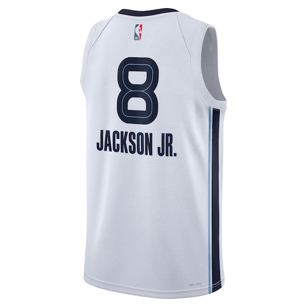 Jaren Jackson Jr. Memphis Grizzlies Nike Unisex Swingman Jersey - White - Association Edition - Image 3