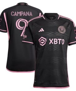 Leonardo Campana Inter Miami CF adidas 2024 La Noche Authentic Player Jersey - Black
