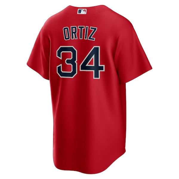 David Ortiz Boston Red Sox Nike Alternate Replica Player Jersey - Red/Gray/Navy/White - Image 4
