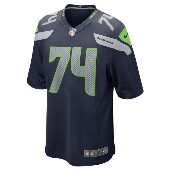 Jake Curhan Seattle Seahawks Nike Game Jersey - College Navy - Image 2