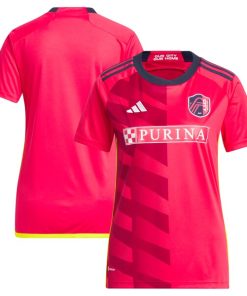 St. Louis City SC adidas Women's 2024 CITY Kit Replica Jersey - Red