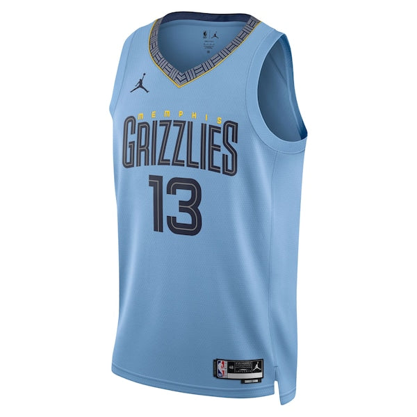 Jaren Jackson Jr. Memphis Grizzlies Jordan Brand Unisex Swingman Jersey - Statement Edition - Light Blue - Image 2