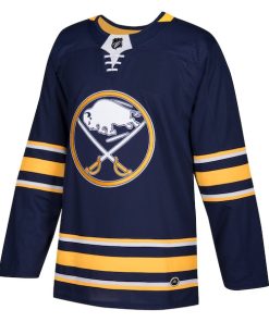 Alternative view of Buffalo Sabres adidas Home Authentic Blank Jersey - Navy