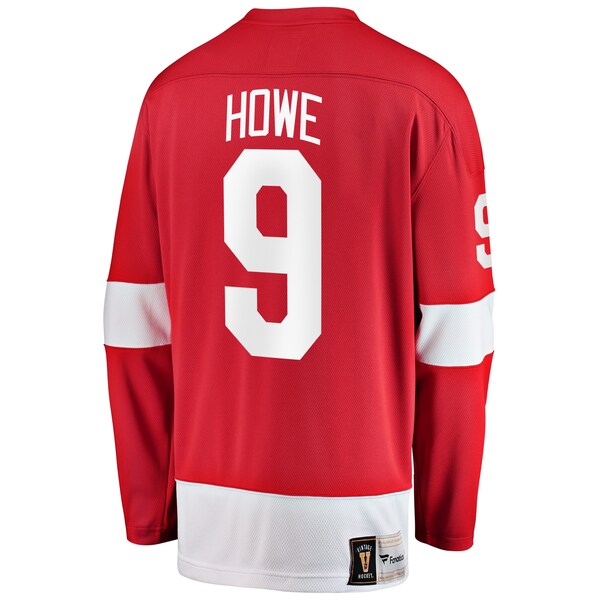 Gordie Howe Detroit Red Wings Premier Breakaway Retired Player Jersey - Red - Image 3