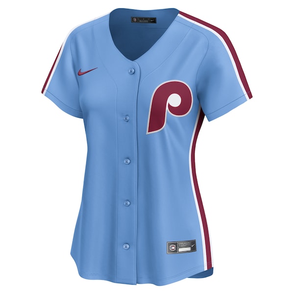Philadelphia Phillies Nike Women's Alternate Limited Jersey - Light Blue/White - Image 3