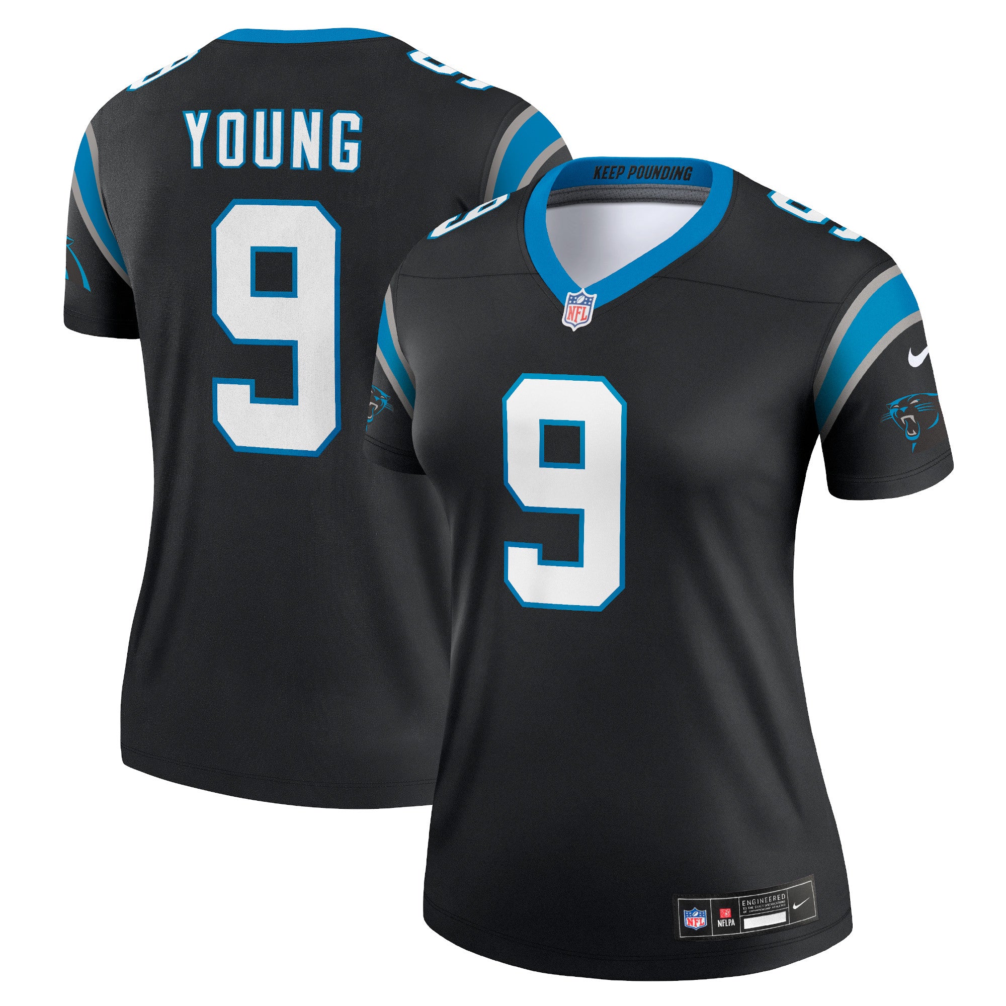 Bryce Young Carolina Panthers Nike Women's Legend Jersey - Blue/Black - Image 5