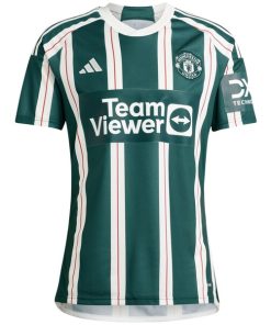 Alternative view of Hannibal Mejbri Manchester United adidas Replica Player Jersey?¨C Green