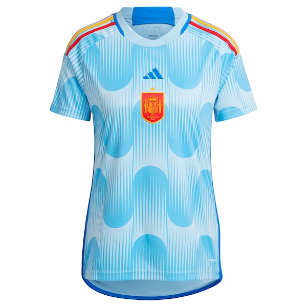 Spain National Team adidas Women's 2022/23 Away Replica Jersey - Blue - Image 2